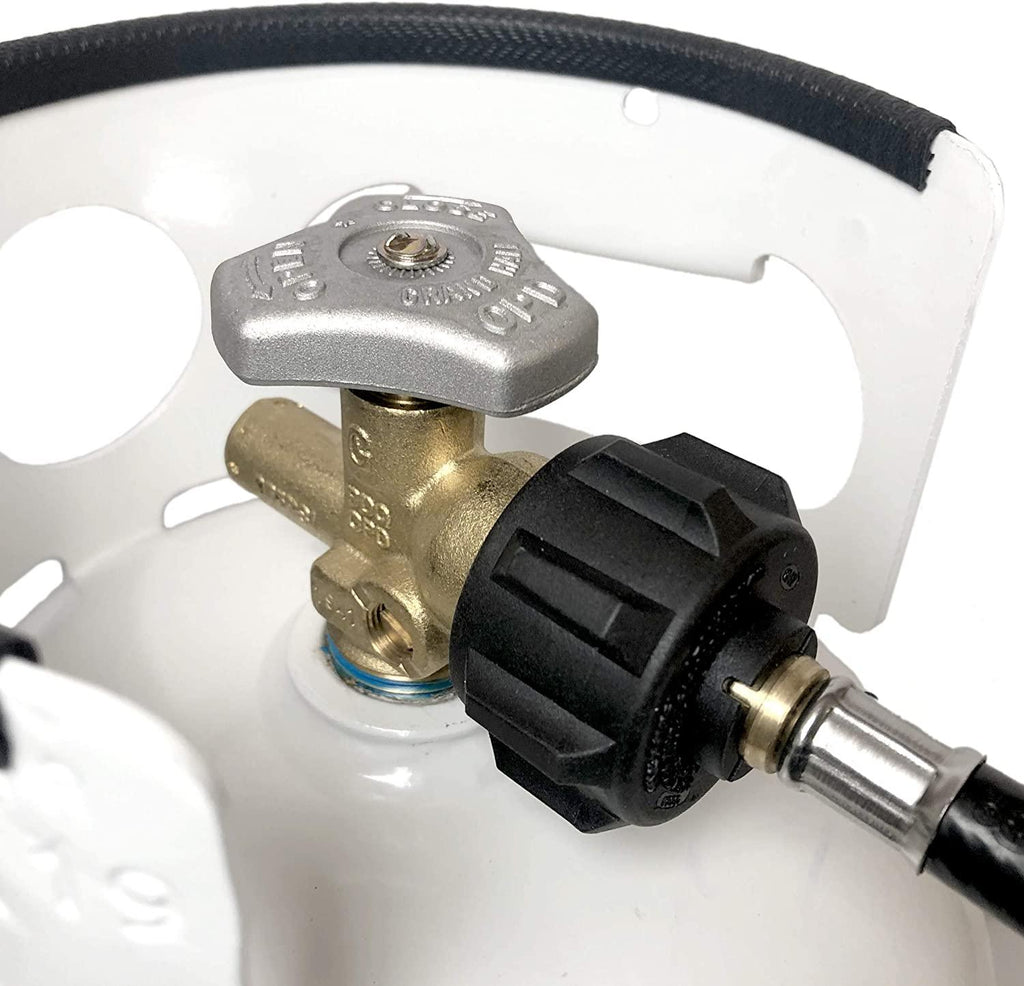 LUNX Refillable Gas Growler Propane Tank with Adapter Hose (5-Pound)