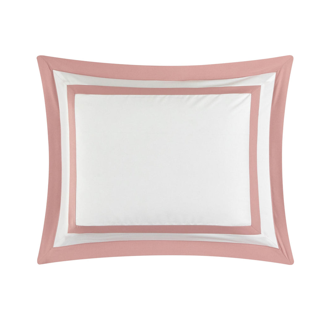 Chic Home Hortense Comforter And Quilt Set Hotel Collection  Fish Scale Pattern Bed In A Bag Rose, Twin - Twin