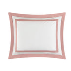 Chic Home Hortense Comforter And Quilt Set Hotel Collection  Fish Scale Pattern Bed In A Bag Rose, Twin - Twin