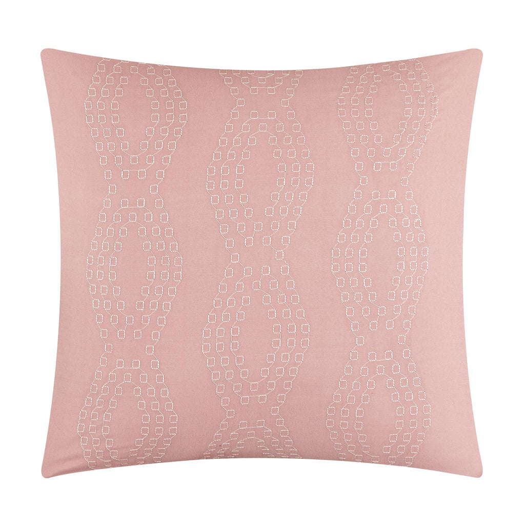 Chic Home Hortense Comforter And Quilt Set Hotel Collection  Fish Scale Pattern Bed In A Bag Rose, Twin - Twin
