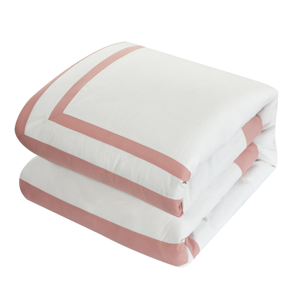 Chic Home Hortense Comforter And Quilt Set Hotel Collection  Fish Scale Pattern Bed In A Bag Rose, Twin - Twin