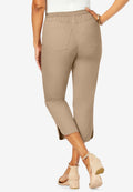 curved hem crop jeggings