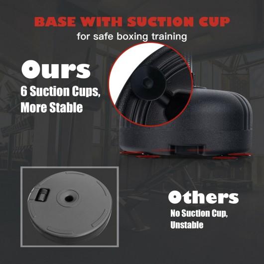 Freestanding Punching Bag with Stand Boxing Gloves for Adult Kids Adjustable