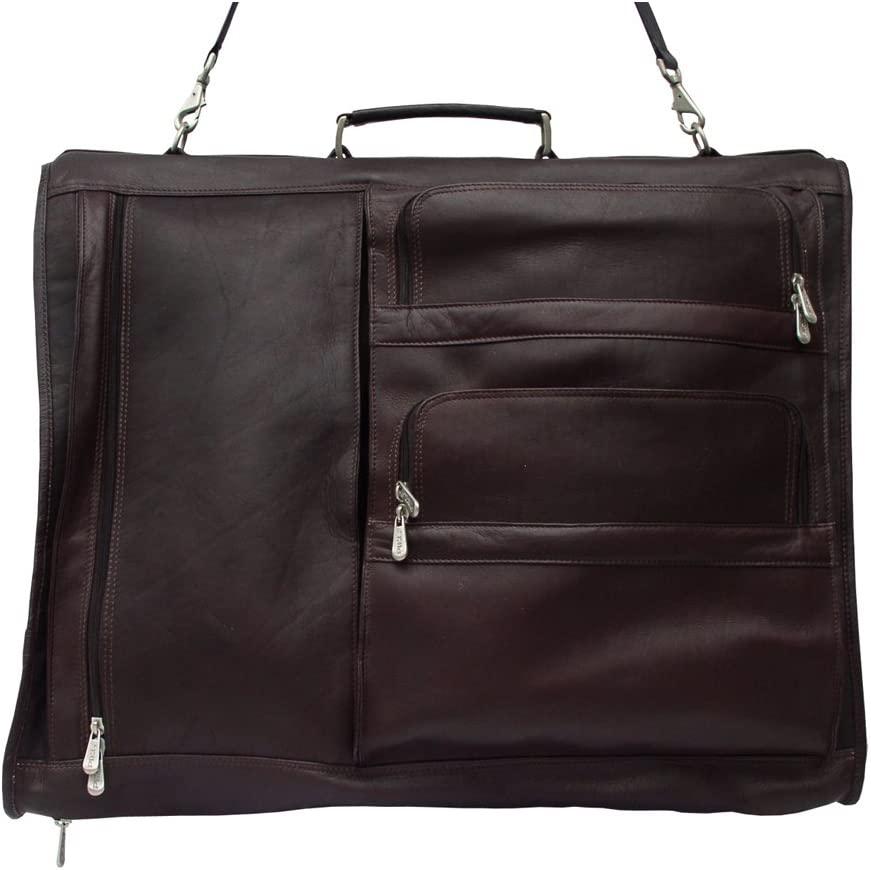 Executive Expandable Garment Bag, Chocolate, One Size