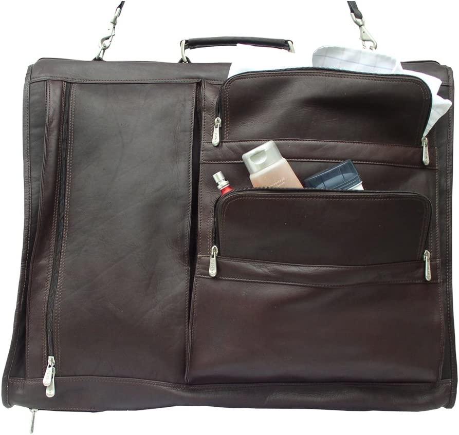 Executive Expandable Garment Bag, Chocolate, One Size