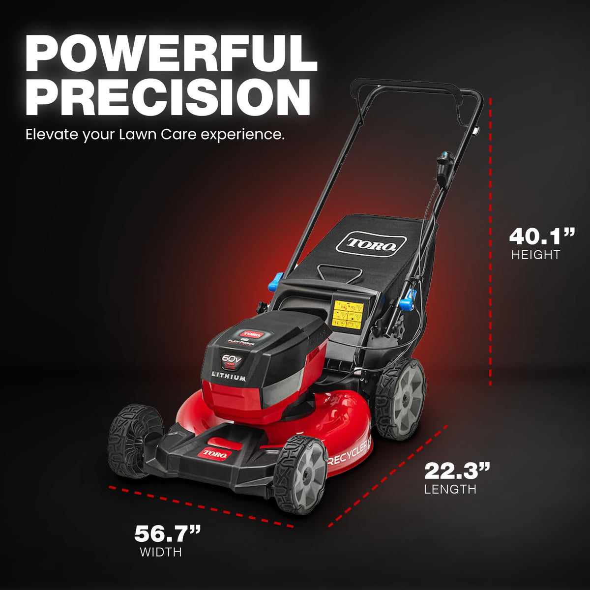 60V MAX* 21 in. RecyclerPush Lawn Mower - Battery/Charger Not Included