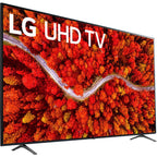 lg 86" ai thinq 4k uhd smart tv 2021 w/ deco gear home theater bundle