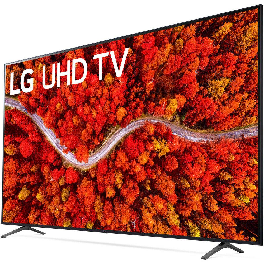 lg 86" ai thinq 4k uhd smart tv 2021 w/ deco gear home theater bundle