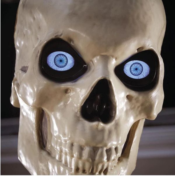 home accents 12 ft. giant-sized skeleton with lifeeyes