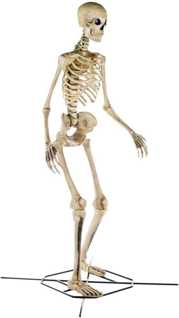 home accents 12 ft. giant-sized skeleton with lifeeyes