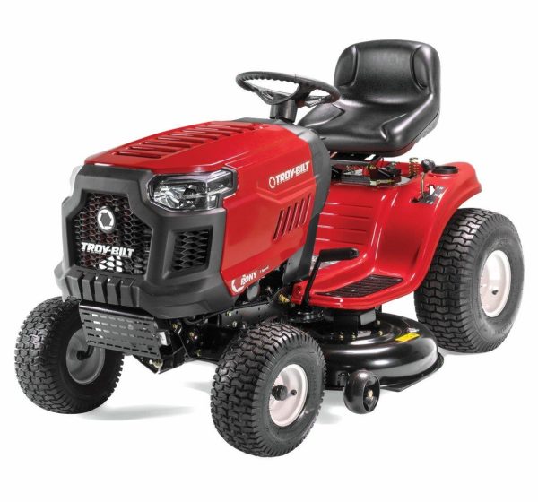 troy-bilt pony 42″ riding lawn mower tractor with 42-inch deck and 439cc 17hp troy-bilt engine