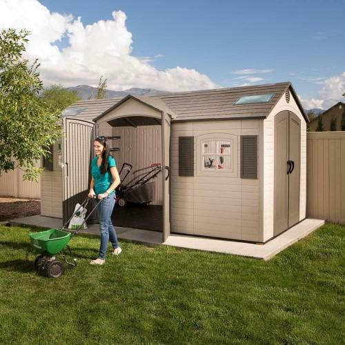 lifetime 15 x 8 ft. storage shed