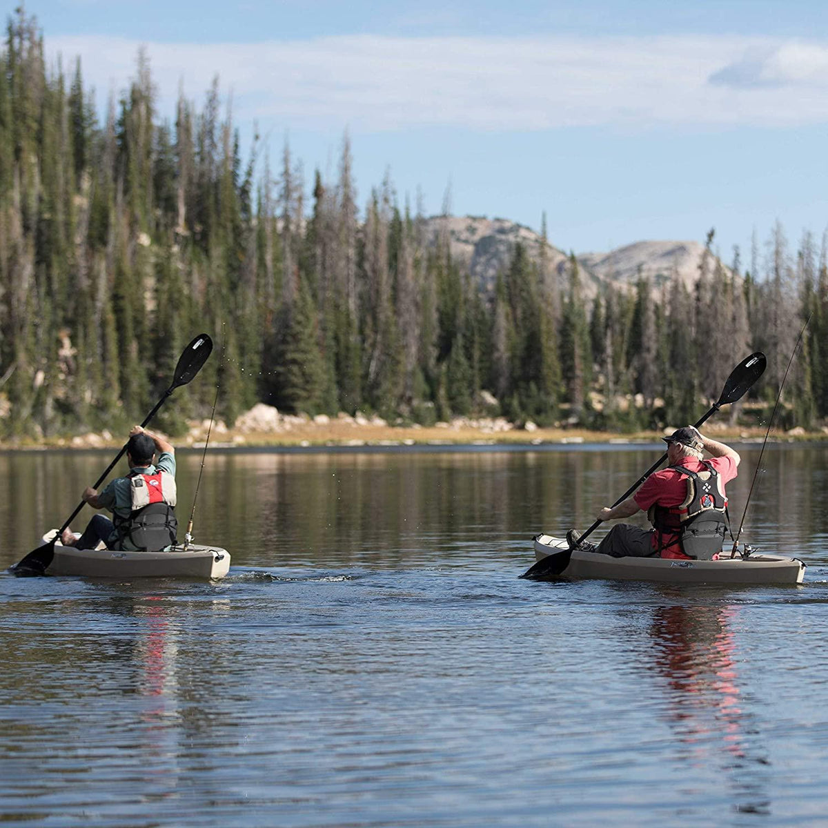 Lifetime 90806 Tamarack Angler 100 Fishing Kayak - 2 Pack (Paddles Included) NO250071