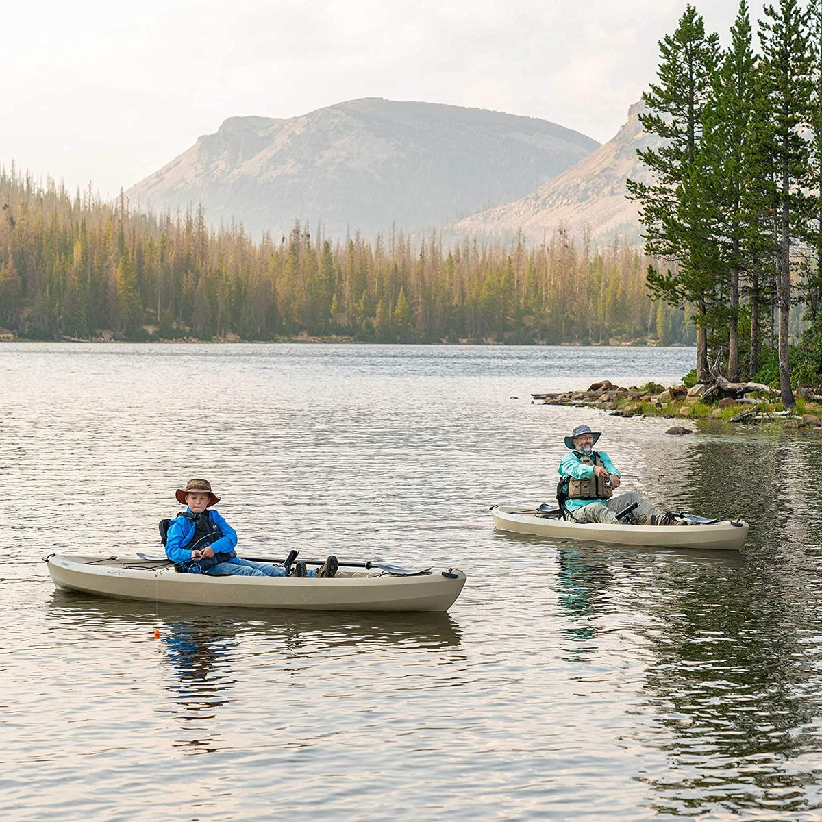 Lifetime 90806 Tamarack Angler 100 Fishing Kayak - 2 Pack (Paddles Included) NO250071