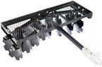 titan distributors inc. 4-ft notched disc harrow attachment pull behind for atv and utv 2-in towball hitch