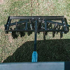 titan distributors inc. 4-ft notched disc harrow attachment pull behind for atv and utv 2-in towball hitch