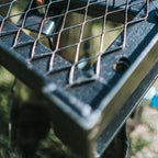 titan distributors inc. 4-ft notched disc harrow attachment pull behind for atv and utv 2-in towball hitch