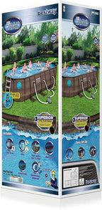 bestway 18ft x 9ft x 48 inch swimming pool set with pump and maintenance kit