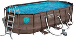 bestway 18ft x 9ft x 48 inch swimming pool set with pump and maintenance kit