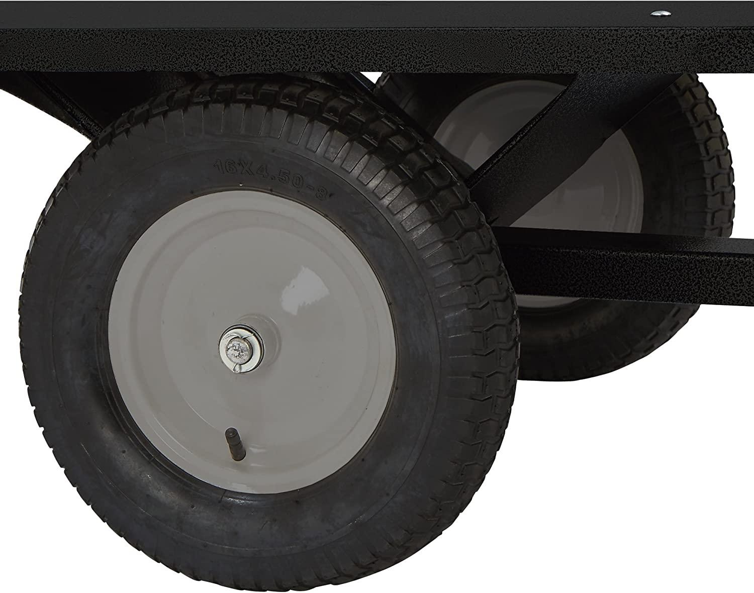 strongway steel atv trailer - 1200-lb. capacity, 17 cu. ft.