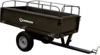 strongway steel atv trailer - 1200-lb. capacity, 17 cu. ft.