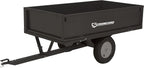 strongway steel atv trailer - 1200-lb. capacity, 17 cu. ft.