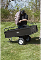 Strongway Steel ATV Trailer - 1200-Lb. Capacity, 17 Cu. Ft. NO250090