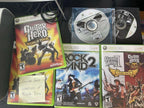 Xbox 360 Guitar Hero Lot Game Controller Drums Console Cords Rock Band 2 3 Tour NO250105