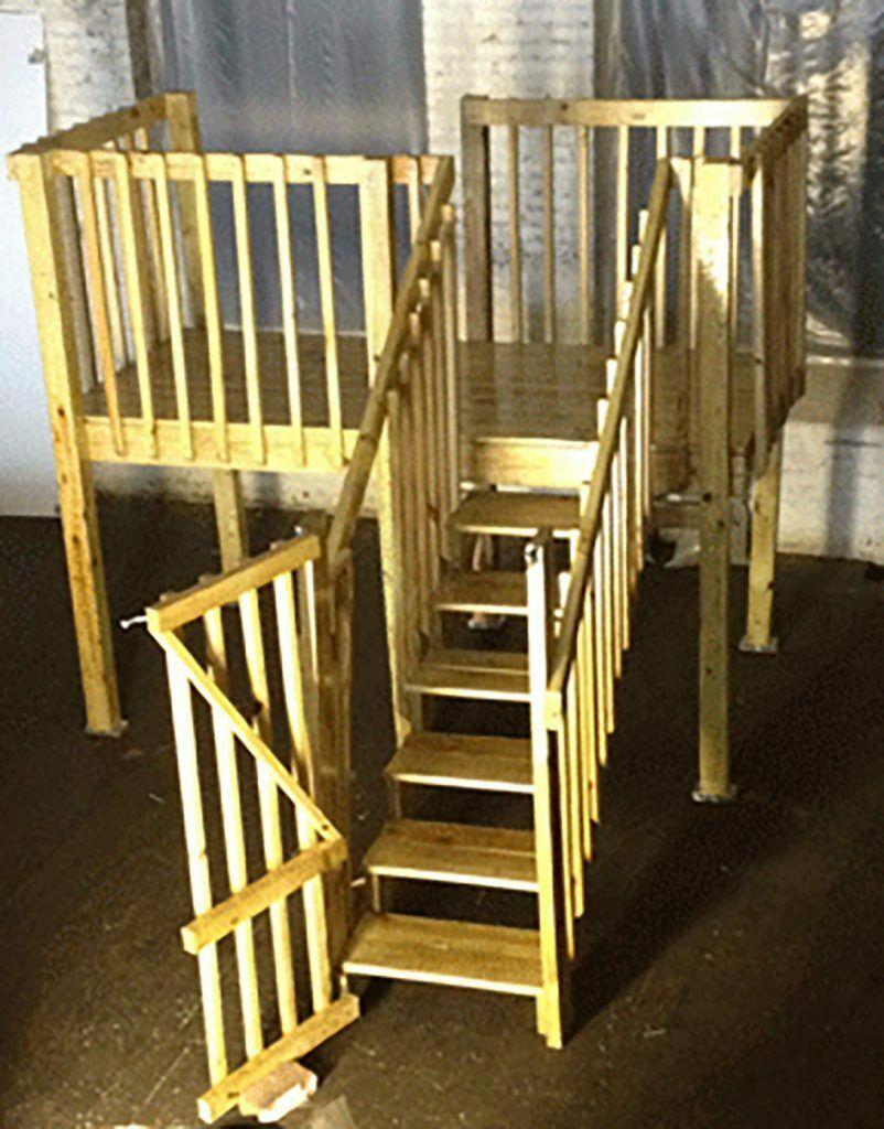 4' x 8' above ground pool deck kit