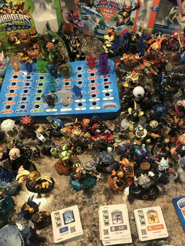 skylanders set. over 150 individual characters. will consider offers!