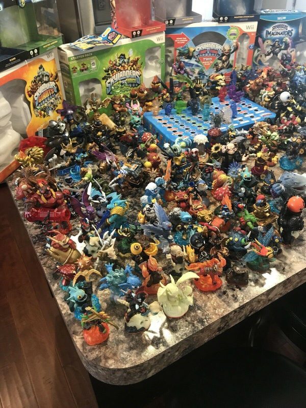 skylanders set. over 150 individual characters. will consider offers!