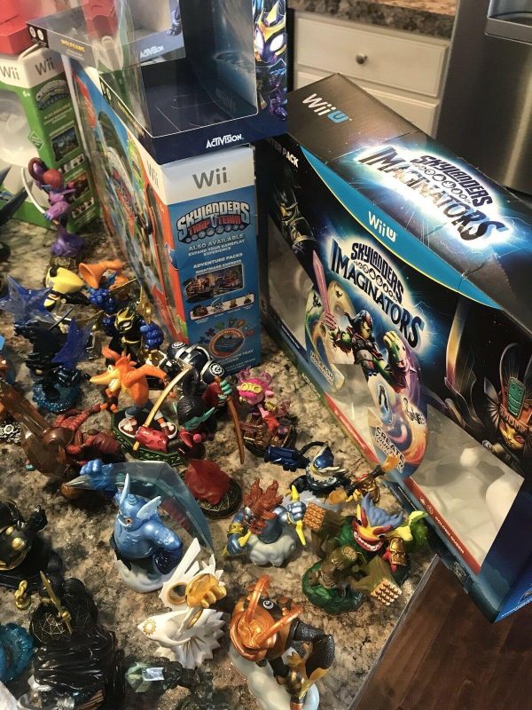 skylanders set. over 150 individual characters. will consider offers!