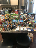 skylanders set. over 150 individual characters. will consider offers!