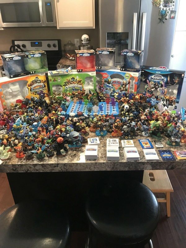 skylanders set. over 150 individual characters. will consider offers!