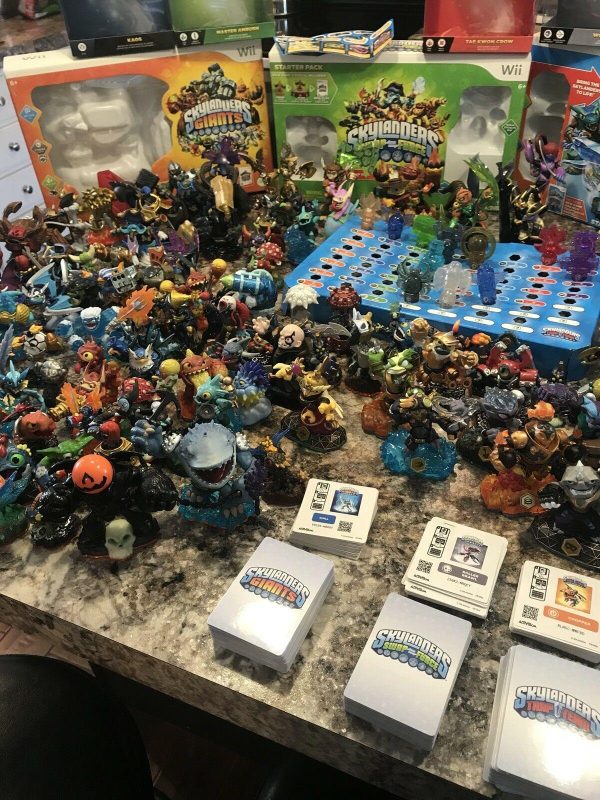 skylanders set. over 150 individual characters. will consider offers!