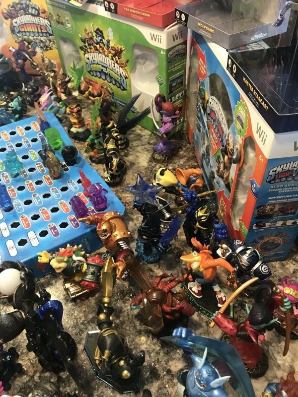 skylanders set. over 150 individual characters. will consider offers!