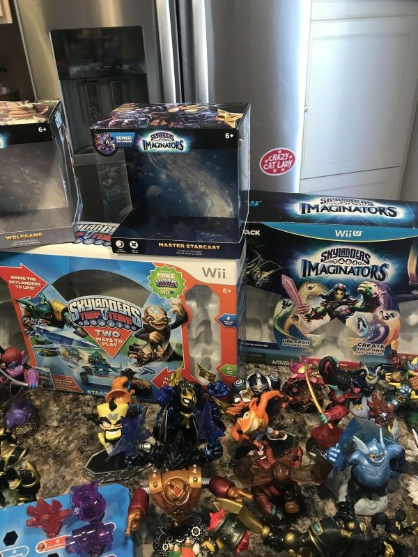 skylanders set. over 150 individual characters. will consider offers!