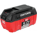 craftsman v60 battery, 5.0 ah lithium ion (cmcb6050)