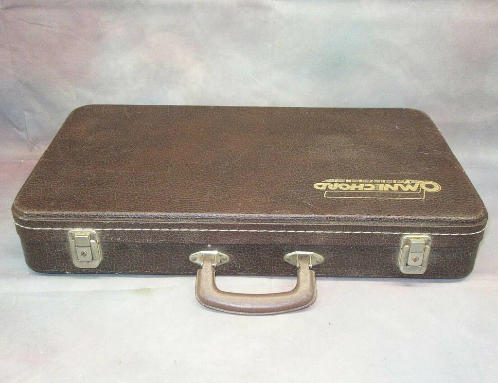 Suzuki Omnichord OM-84 System Two w/ Hard Case Power Supply Manual TESTED! WORKS NO250125