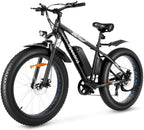 Speedrid Electric Bike 48V 500W Fat Tire Electric Bike Snow Bike 26" 4.0, 48V 10Ah Removable Battery and Professional 7 Speed NO250140