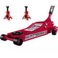 3 Ton Low Profile Floor Jack and Jack Stands Set Steel Hydraulic Car Jack Lift NO250143
