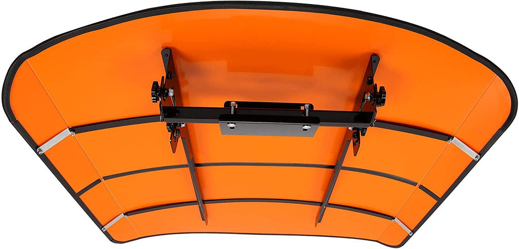 ECOTRIC Tractor Canopy Orange Compatible with All ROPS 48" X 52" Equipped Tractors with a 2" x 2" or 2" x 3" ROPS (Will Add About 4'' to The Height of The Tractor) Tractor Sun Canopy Sunshade NO250146