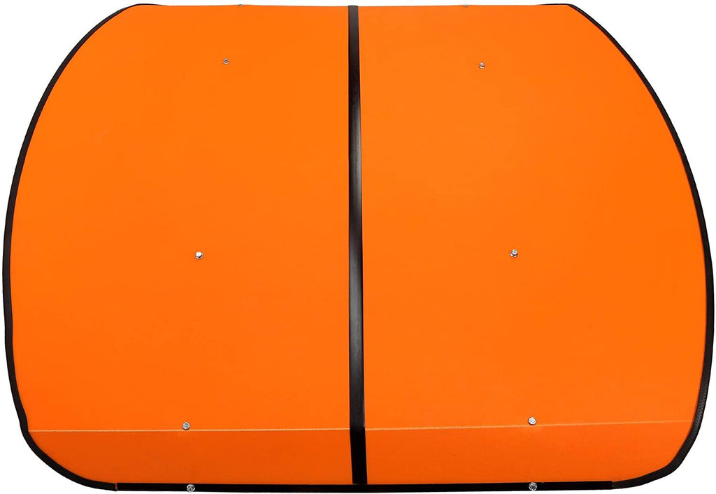 ECOTRIC Tractor Canopy Orange Compatible with All ROPS 48" X 52" Equipped Tractors with a 2" x 2" or 2" x 3" ROPS (Will Add About 4'' to The Height of The Tractor) Tractor Sun Canopy Sunshade NO250146