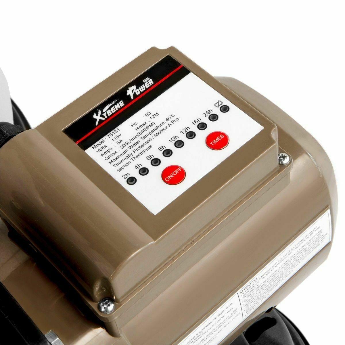 Swimming Pool 16"-inch Sand Filter with 3100 GPH 3/4 HP Pool Pump Timer Package NO250153