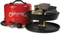 Camco 58031 Little Red Campfire Compact Outdoor Portable Tabletop Propane Heater Fire Pit Bowl for Camping, Tailgating, and Patios, 11.25 Inch NO250158