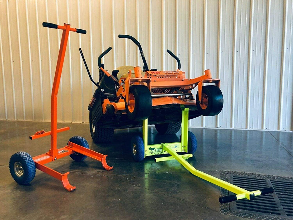 Ballard Inc Super Jack Pro - Mower Jack- ZTR, Stander, Walk Behinds (High Vis Orange) NO250160