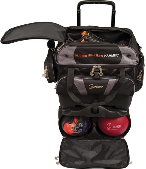 Premium 4-Ball Stackable Bowling Bag NO250166
