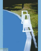 POOL ENTRY STEPS + OUTSIDE LADDER Above Ground Confer Fit 48" - 58" Handrails NO250172