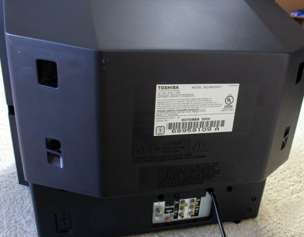 Toshiba MW20FP1 20″ CRT TV VCR DVD Combo Retro Gaming Television w/ Remote NO250173