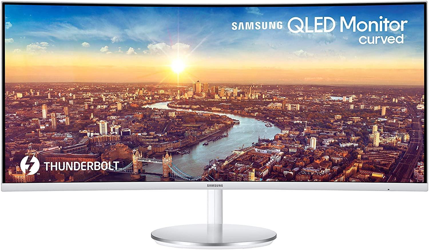 Samsung 34-Inch CJ791 Ultrawide Curved Gaming Monitor – 100Hz Refresh, QLED Computer Monitor